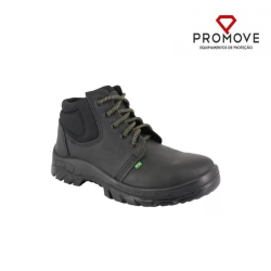 Botina Nobuck Ecosafety Latego Preto