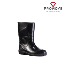 Bota PVC Preta Cano Médio Innpro