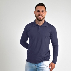 Camiseta Polo Manga Longa com Proteção UV 50+