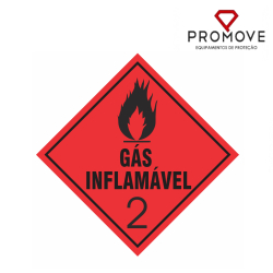 Adesivo Gás Inflamável 2