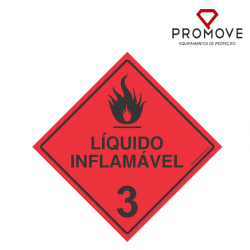 Placa - Líquido Inflamável 3