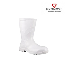 Bota PVC Branca Cano Médio Bracol